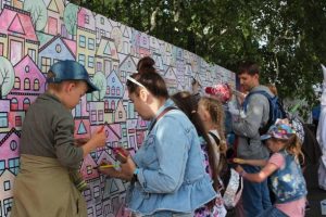 Création d'une fresque collective