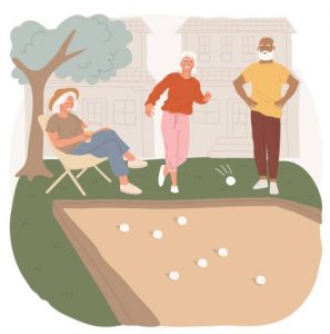 Pétanque intergénrationnelle