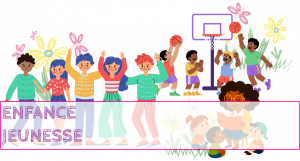 Illustration de groupes d'enfants et d'adolescents